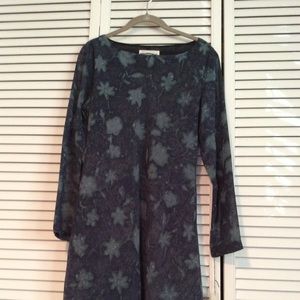 Casein Blue Print Dress